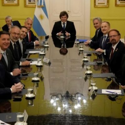 Milei y Quirno recibieron al embajador Lamelas y congresistas de EE.UU. en Casa Rosada