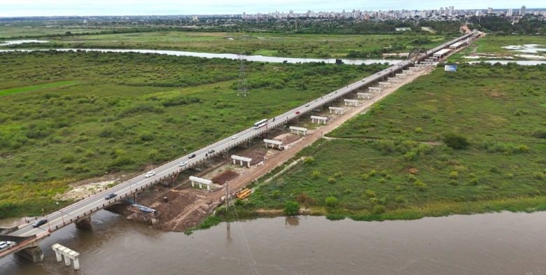 El nuevo Puente Carretero entre Santa Fe y Santo Tomé ya alcanzó el 40% de avance
