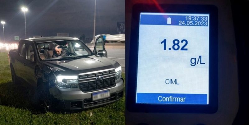 Conductor alcoholizado atropelló a un policía tras evadir un control en la Autopista Buenos Aires-La Plata