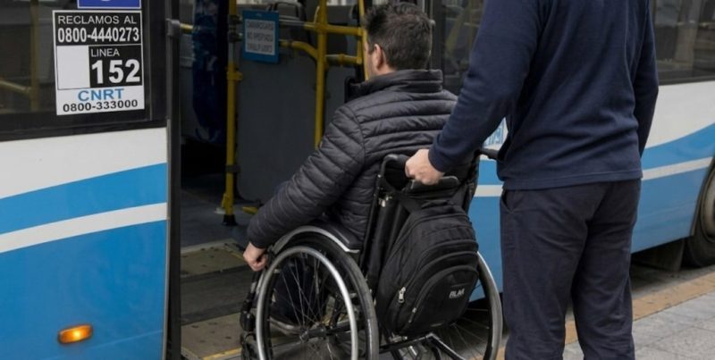 Gobierno nacional: adiós al CUD físico para el transporte gratuito de personas con discapacidad