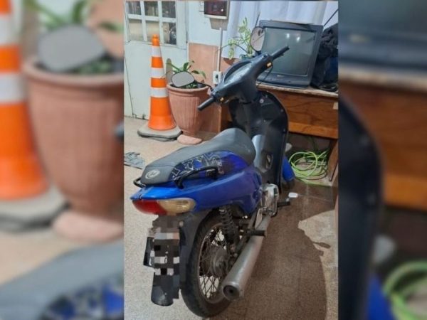 Santo Tomé: recuperaron una motocicleta pocas horas después de haber sido robada