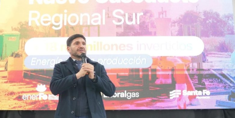 Pullaro inauguró la ampliación del Gasoducto Regional Sur en la provincia de Santa Fe
