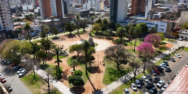 Vecinos de Santa Fe eligieron el proyecto para la renovación de la Plaza San Martín