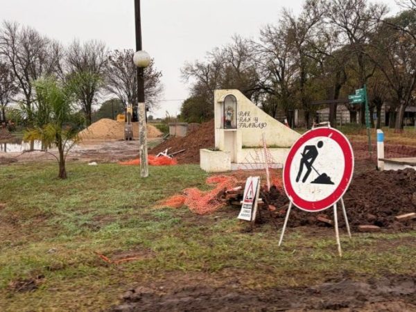 San Jerónimo del Sauce: la obra de la red de agua potable, en su etapa final