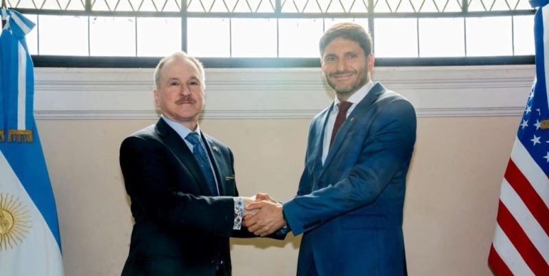Pullaro y Embajador de Estados Unidos en Santa Fe: seguridad y la Hidrovía, focos para atraer inversiones