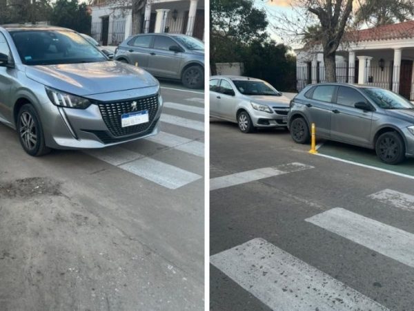 Estacionamiento descontrolado en inmediaciones de la Universidad Católica de Santa Fe
