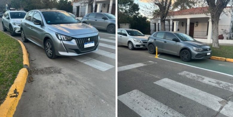 Estacionamiento descontrolado en inmediaciones de la Universidad Católica de Santa Fe
