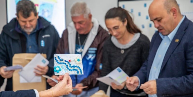 Desde Esperanza, niños enviaron cientos de cartas a veteranos de Malvinas