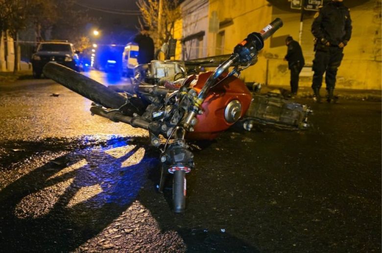 Motociclista falleció tras un violento choque en el centro de Concordia
