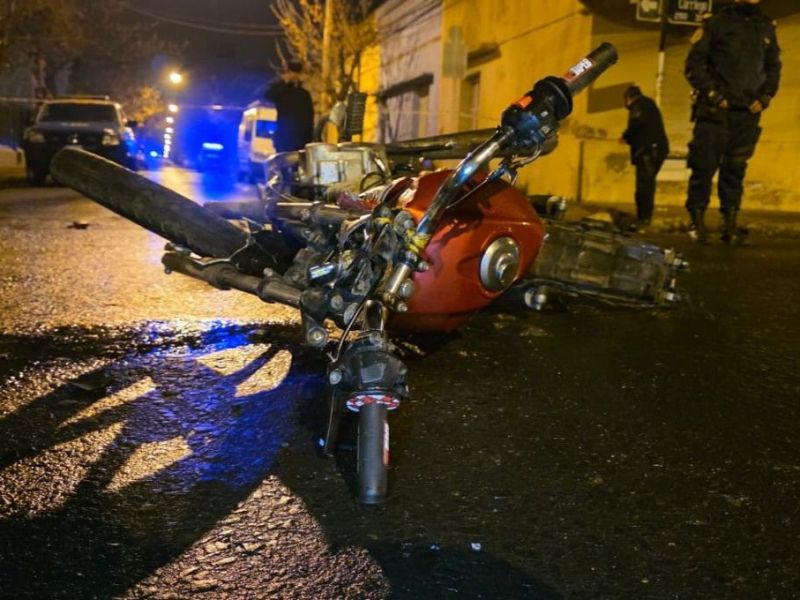 Motociclista falleció tras un violento choque en el centro de Concordia