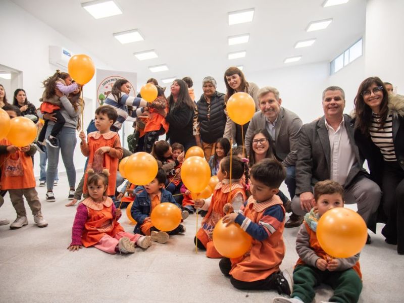 En General Campos, Rogelio Frigerio inauguró un jardín maternal en el 113° aniversario de la localidad