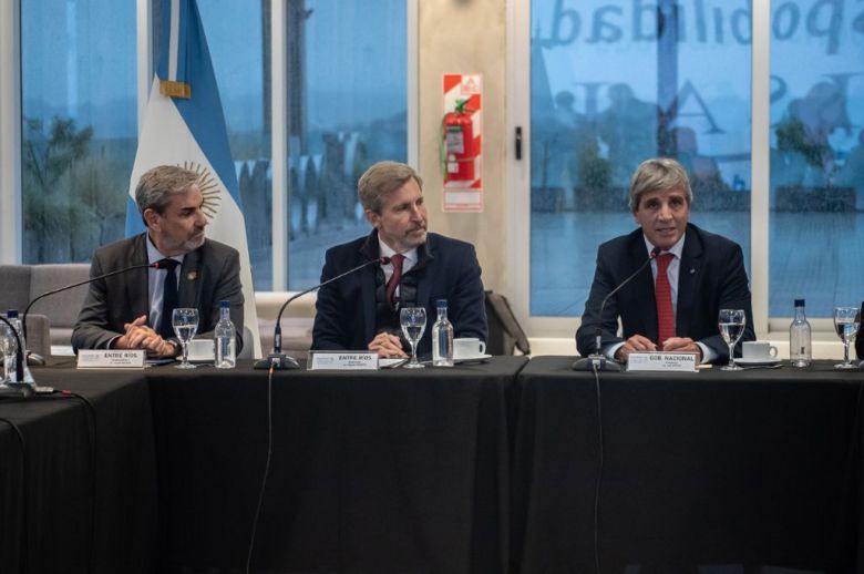 Frigerio y Caputo se reunieron con entidades empresarias de Entre Ríos