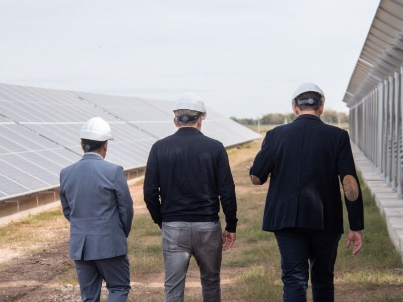 Entre Ríos inauguró un parque solar en Arroyo Barú con una inversión de 0 millones