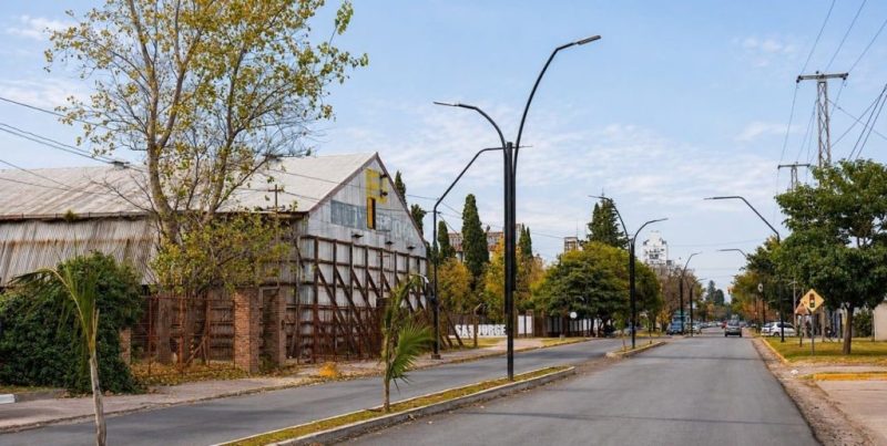 San Jorge avanza con obras viales en Boulevard de las Américas y Avenida Alberdi