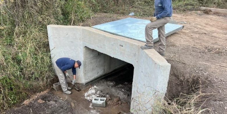 Ramona: obras de refuerzo en el Canal Central para optimizar el manejo de excedentes hídricos