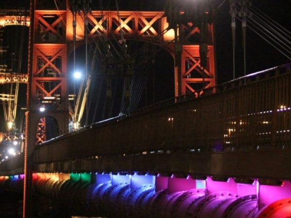 La Municipalidad de Santa Fe busca restaurar las luces ornamentales del Puente Colgante para los Juegos Suramericanos