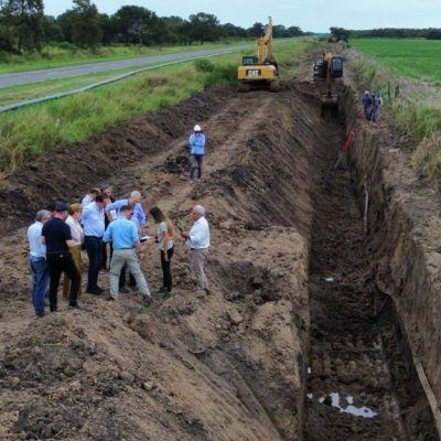 La obra del Acueducto Reconquista hacia Garabato llega al 65 % de avance