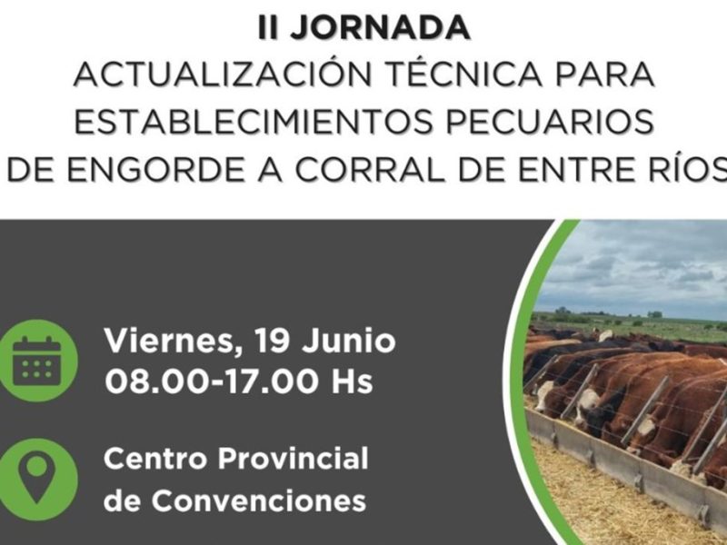 Entre Ríos: renuevan convocatoria para capacitación en engorde a corral en Paraná