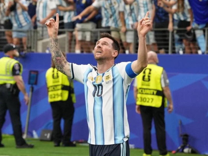 Aquellas luces de Maradona en el Azteca que Messi encendió 40 años después en Dallas