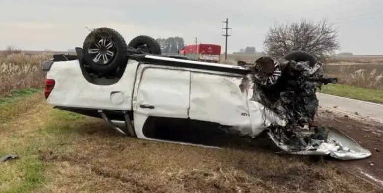 Choque frontal en Ruta 94, sur de Santa Fe: cuatro personas fallecieron cerca de Teodelina