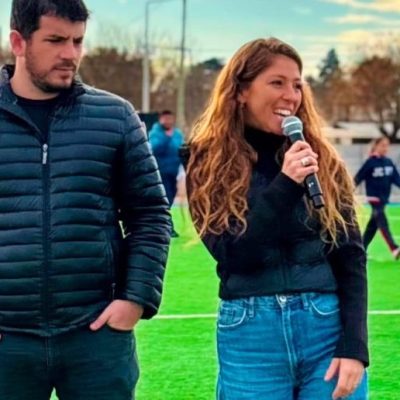 Galnares valoró el trabajo conjunto por la nueva cancha de hockey sintético del CEF N° 54 en Santa Fe