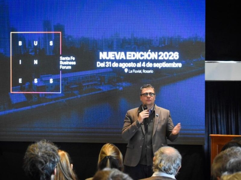 Se lanzó en Rosario la 3ª edición del Santa Fe Business Forum