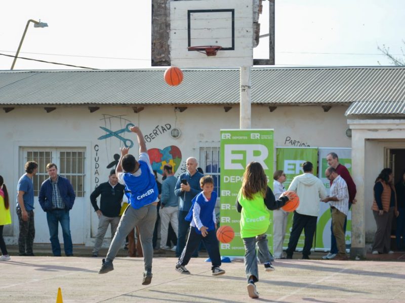 Rosario del Tala fue sede de la primera jornada de CrecER para el cuidado integral de infancias