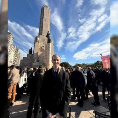 Mayer en Rosario: destacó el diálogo de Milei y el combate a la inseguridad