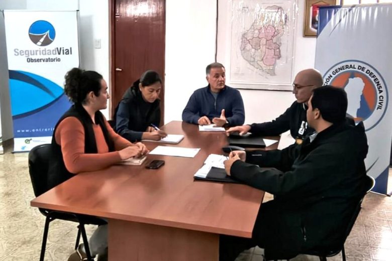 Coordinan acciones interinstitucionales para mitigar riesgos en rutas de Entre Ríos