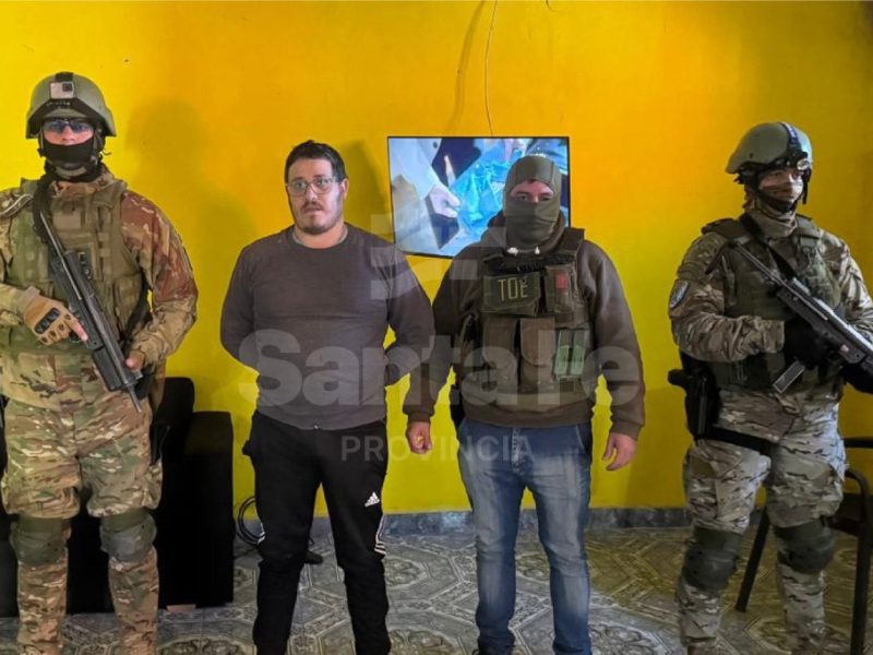 Cayó el “Narigón” Vázquez, otro de los delincuentes más buscados en la provincia de Santa Fe