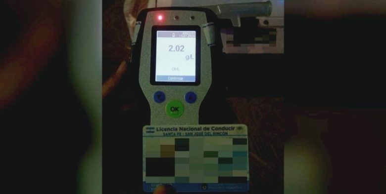 Retuvieron vehículo y carnet a conductor con alcoholemia positiva en Sauce Viejo