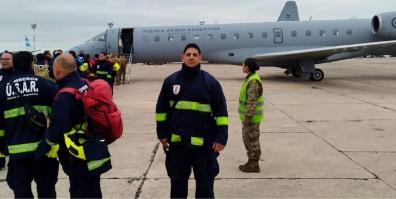 Un rescatista de Santa Fe comparó la realidad de Venezuela con una zona de guerra