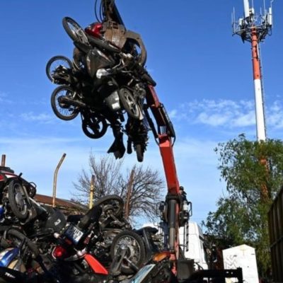La Municipalidad de Santa Fe compactará más vehículos del corralón por riesgo de fugas contaminantes