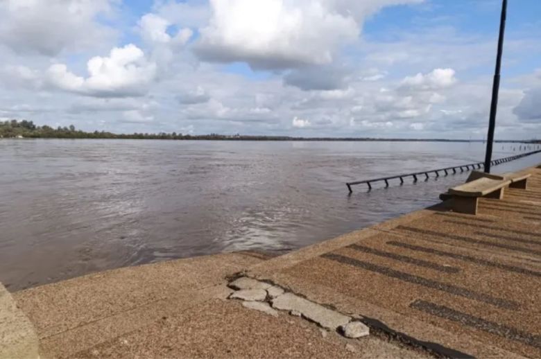 Concordia: informaron que el río Uruguay podría llegar al nivel de alerta