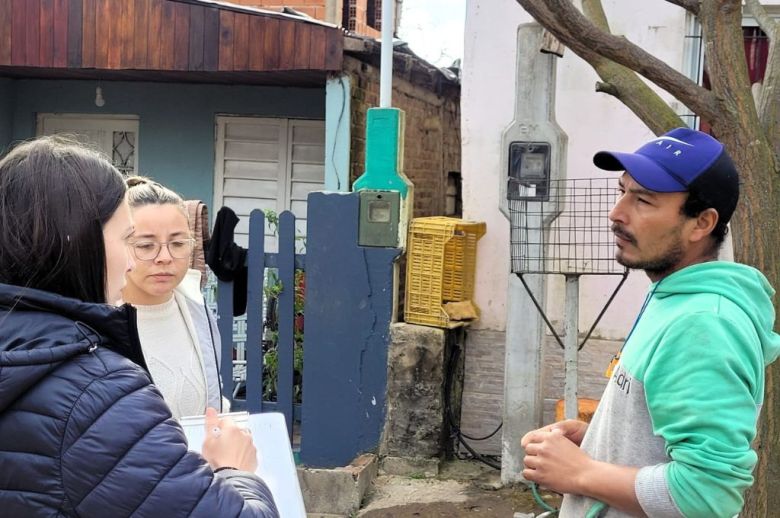 En Colón realizan relevamientos casa por casa