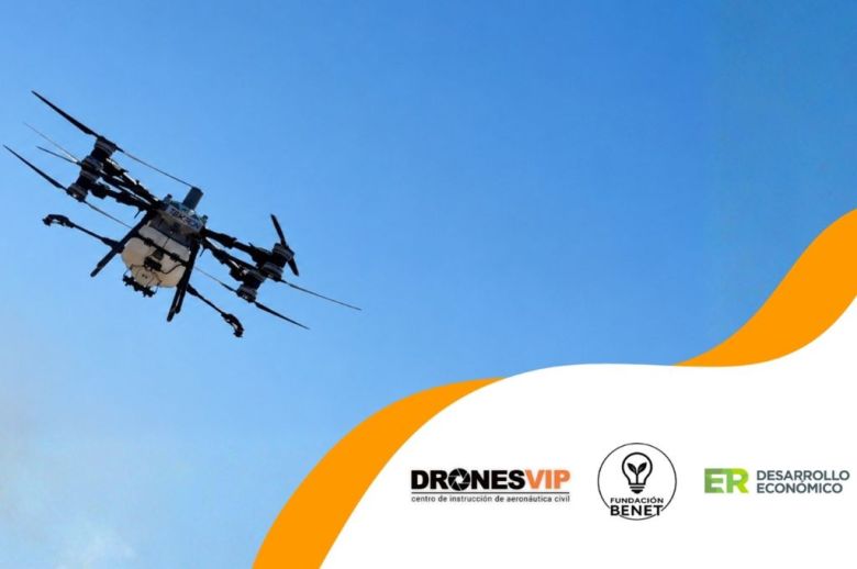Entre Ríos: se abre la preinscripción al curso de Piloto de Drones Agrícolas