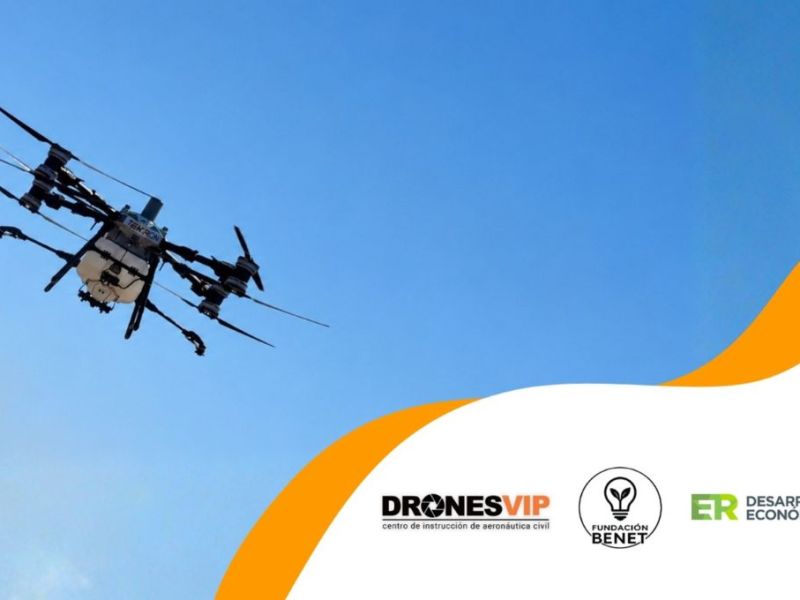 Entre Ríos: se abre la preinscripción al curso de Piloto de Drones Agrícolas