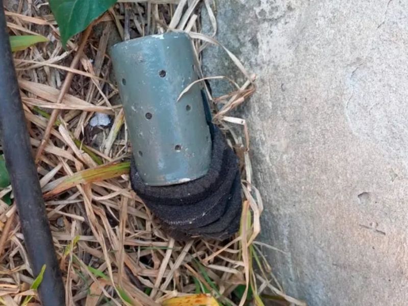 Concordia: un albañil removía el cielorraso de una vivienda y encontró una granada de gas