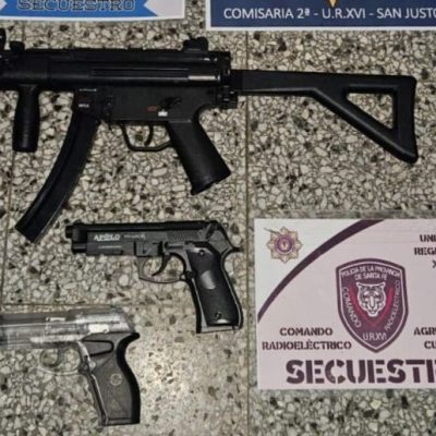 San Justo: esclarecieron el robo a un local de caza y pesca y recuperaron tres armas