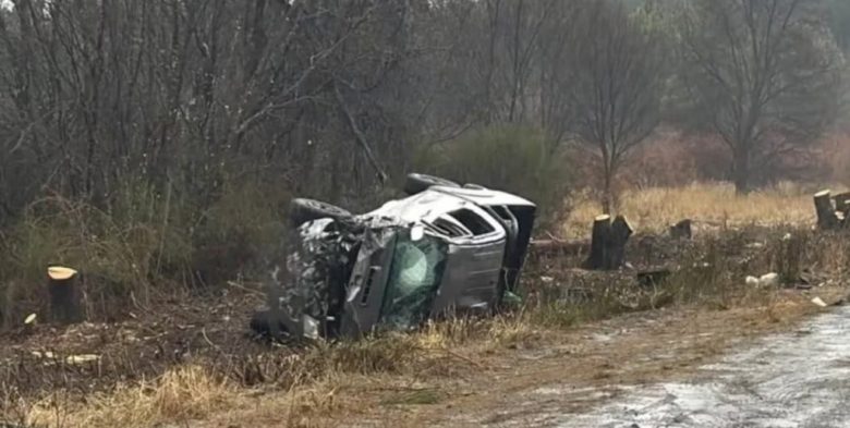 Chubut: un hombre falleció en un siniestro vial con hielo y nieve en la ruta