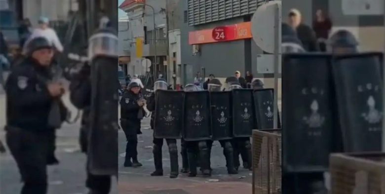 Rafaela: tres efectivos policiales heridos y dos detenidos en incidentes durante festejos por el Mundial