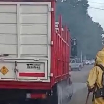 Derrame de ácido nítrico en Córdoba Capital: bomberos y equipos de emergencia controlaron el incidente