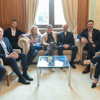 Karina Milei y Diego Santilli definen la agenda política del segundo semestre en el Círculo Rojo