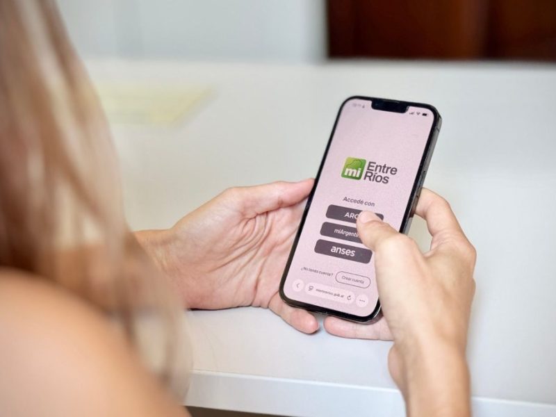 La aplicación Mi Entre Ríos supera los 100.000 usuarios para trámites digitales