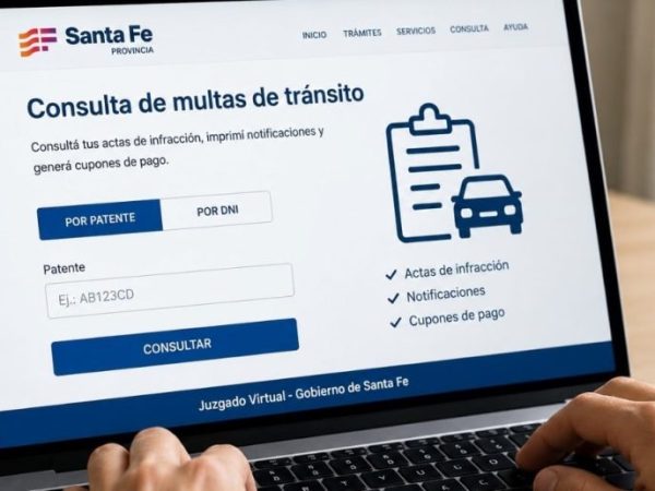 Cómo consultar online las multas de tránsito en Santa Fe