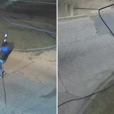 Córdoba: sorprenden a un ladrón sobre el tendido eléctrico intentando robar cables