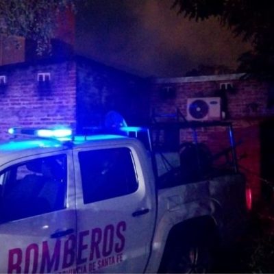 Colastiné Norte, Santa Fe: una familia resultó ilesa tras el incendio de su vivienda