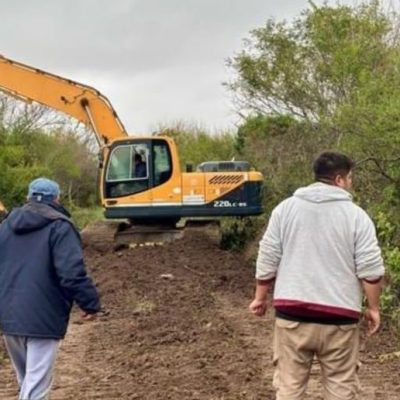 Saladero Cabal avanza con obras hídricas para prevenir inundaciones ante un posible fenómeno de El Niño