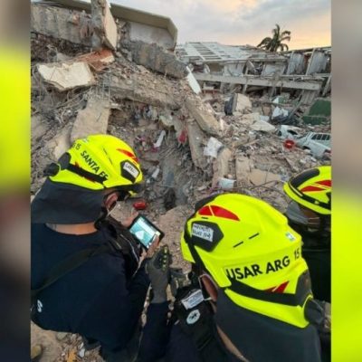 Bomberos de Venado Tuerto participan en la asistencia por el desastre en Venezuela