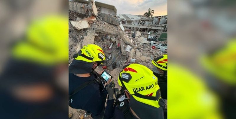 Bomberos de Venado Tuerto participan en la asistencia por el desastre en Venezuela